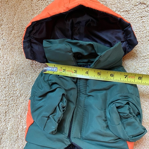 Zack & zoey pet dog clothes / jacket with hoodies size s m - Picture 4 of 9